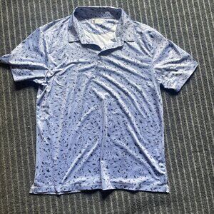 Yatta Golf Shirt- Men's Large Purple pristine